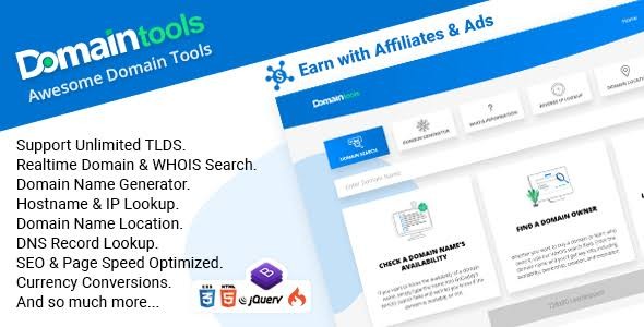 Domain Tools Script | A2webmaster