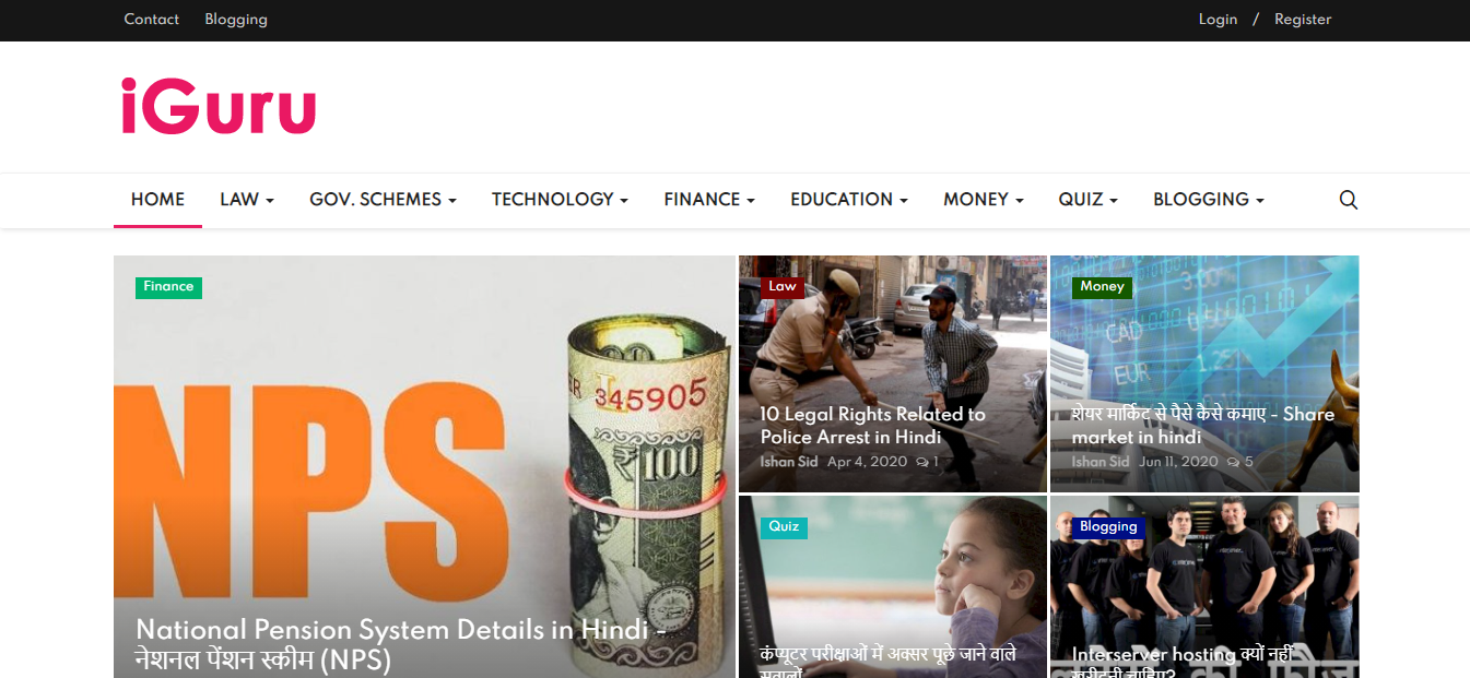 Best News & Magazine CMS like our IshanGuru.com | Varient Script A2webmaster