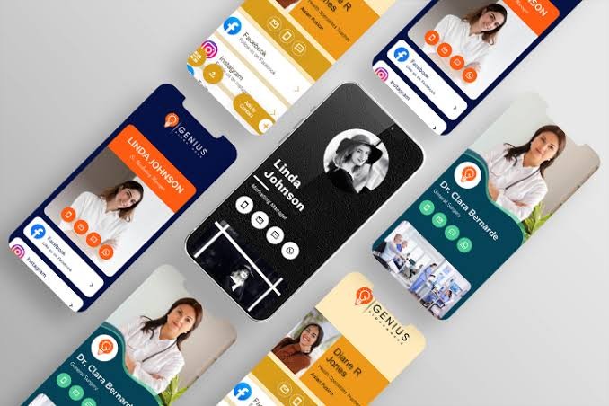 Digital Business Card Builder Website Script